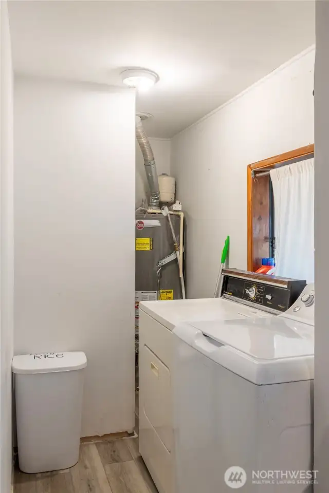 Laundry area.