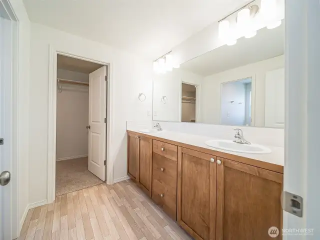 Primary Bath with dual vanity