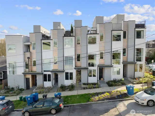 Street View of Townhomes