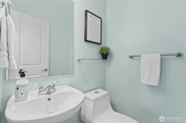 Main floor half bath