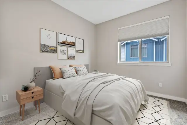Second bedroom with it's own ensuite.