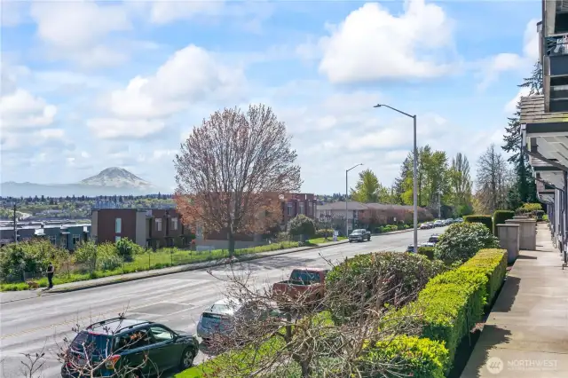 View from your front door. Lots of available off street parking for guests.