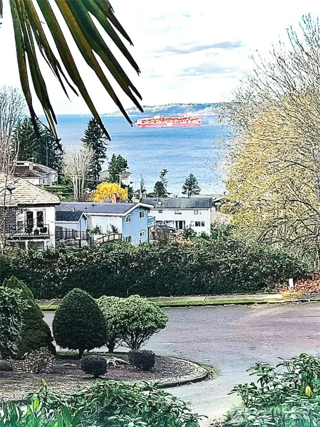 Watch the ship traffic to/from Seattle-Tacoma