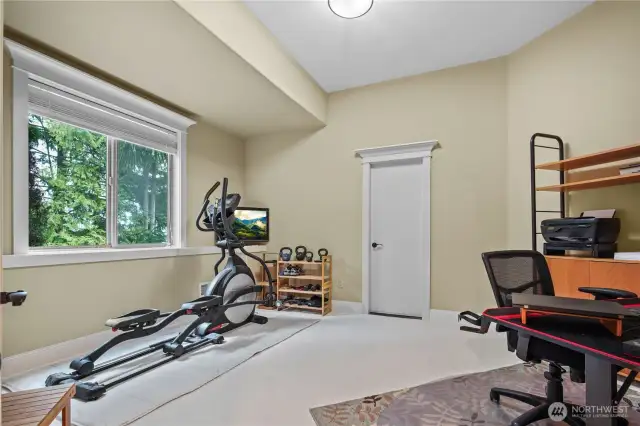Den/office and/or workout room too! Even a 5th BR, if needed (no closet) - door leads to mechanicals.