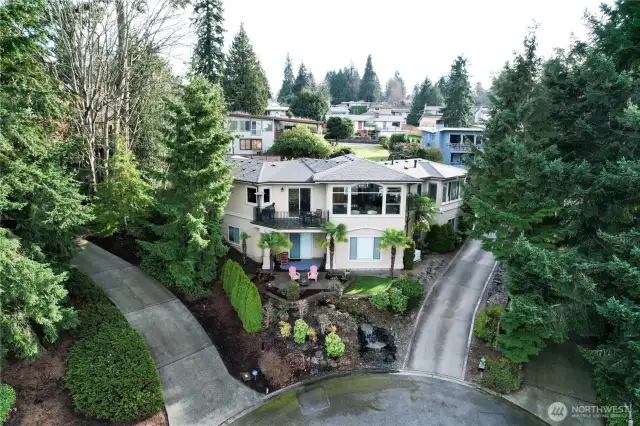 Drone shot (Street view - (really the back of the house)