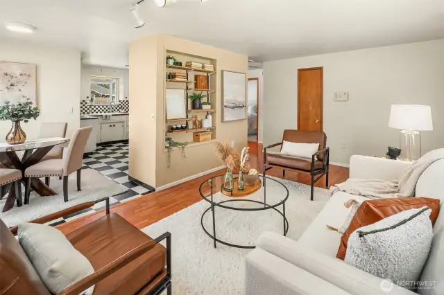 This home just makes sense—easy flow from room to room means no awkward corners or confusing layouts. Whether you're hosting a friend or just making a snack run from the couch to the kitchen, it’s smooth sailing all the way.