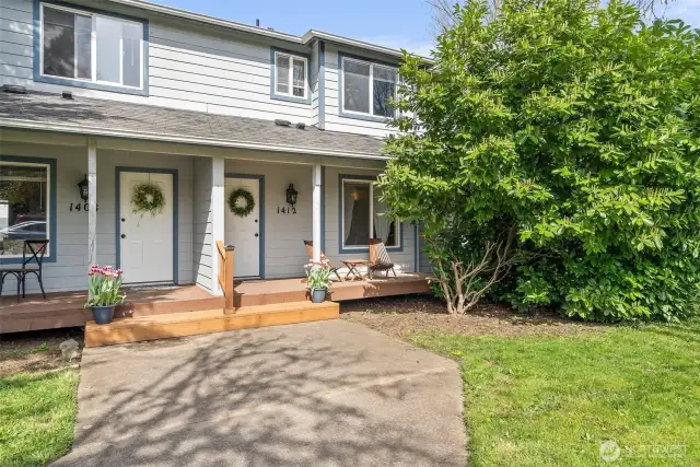 separated covered front porches