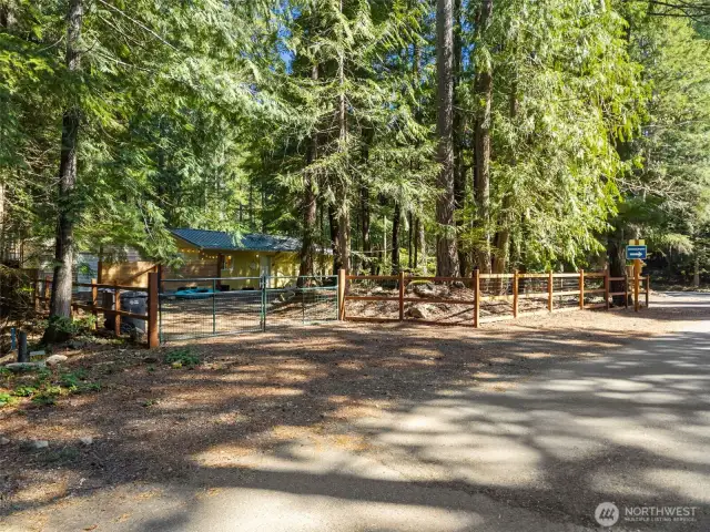 Gate opens for more parking.