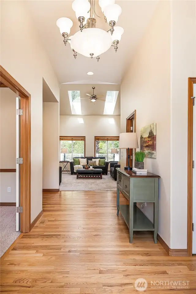 View as you enter the home.