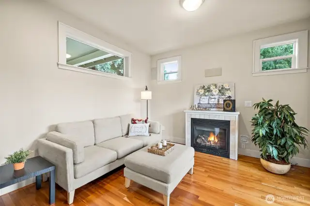 Thoughtfully designed with upper windows to let in more natural light.