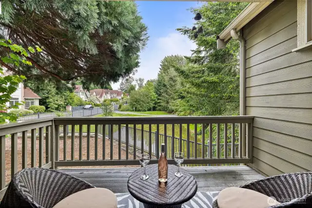 Perfectly situated, this end unit overlooks the pond and wetlands.  Best location in the complex!