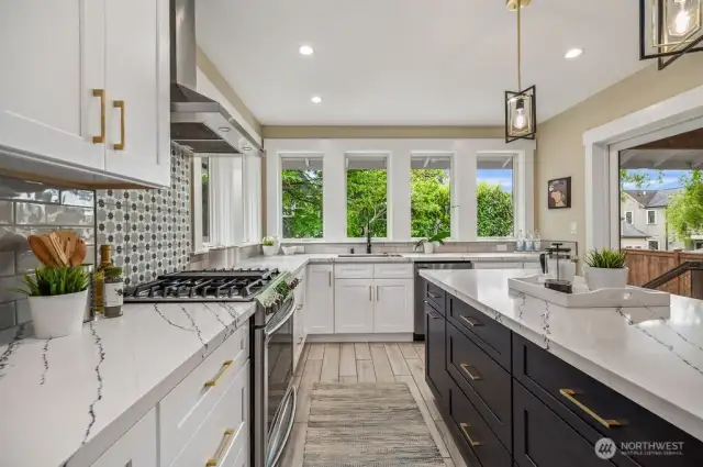 Completely updated kitchen