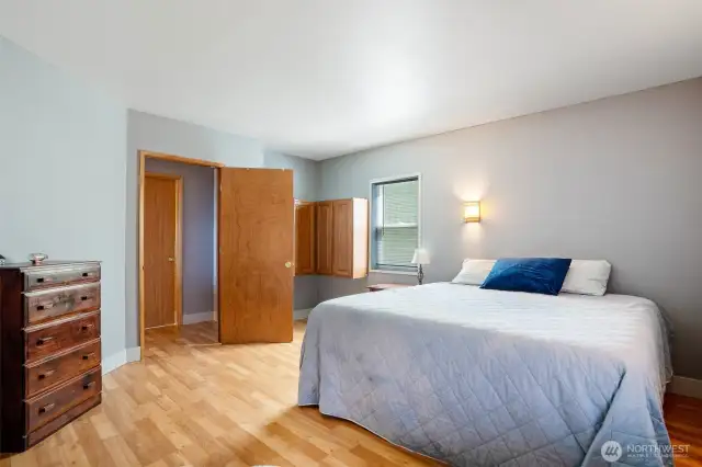 Another view of the downstairs bedroom