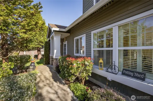 Walkway to front door
