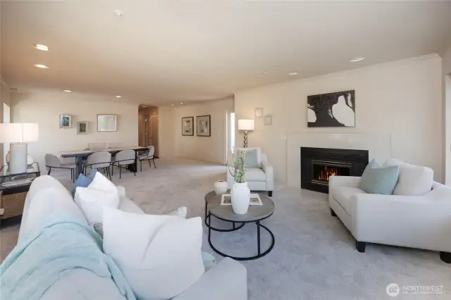 Gas fireplace