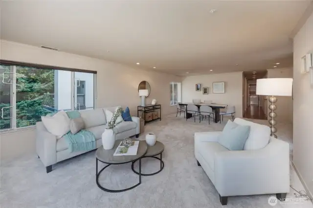 Smart, open floorplan