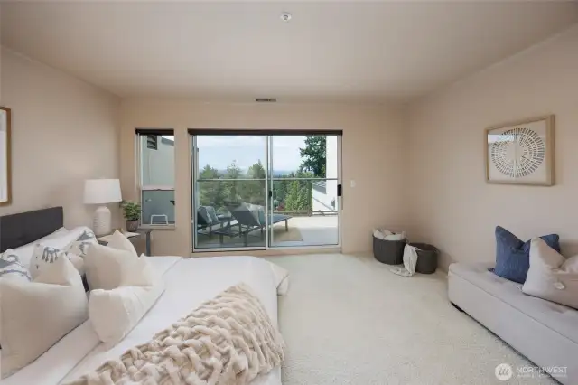 Second private deck off primary suite