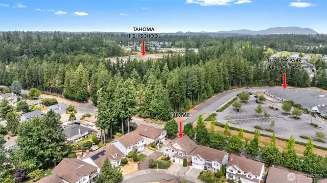 Close proximity to top-rated Glacier Park Elementary and Tahoma High School is a key feature of this home's location.