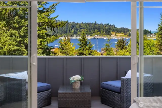 Need we say more?  Wake up to the view every morning & sip latte's while watching sailboats depart from the Marina at The Inn at Port Ludlow.