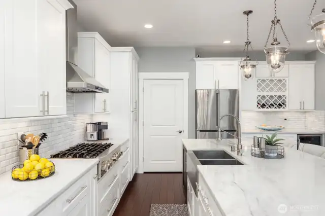 Dreamy kitchen complete with walk-in pantry