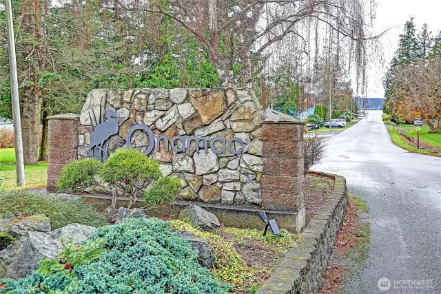 Entrance to this beautiful community.