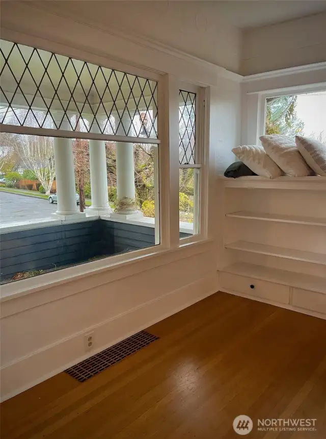 Apt A - Large picture window overlooks the neighborhood.