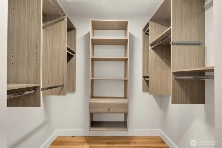 PRIMARY CUSTOM CLOSET