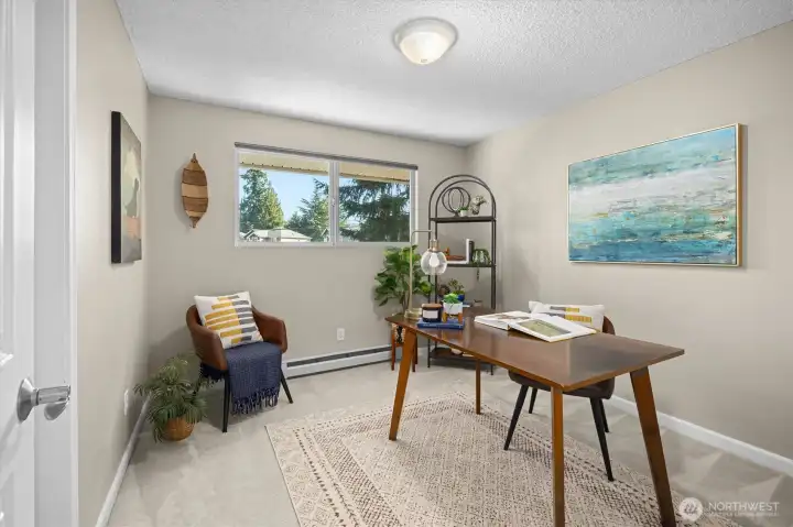 3rd bedroom (staged as an office)