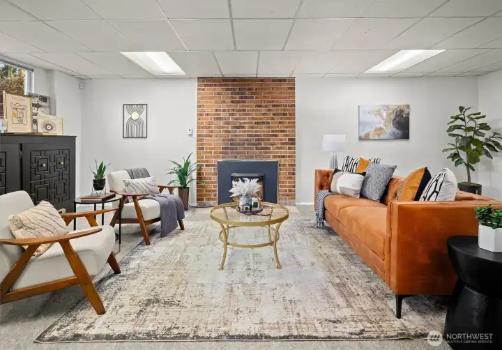 Downstairs bonus room