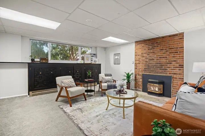 Downstairs bonus room