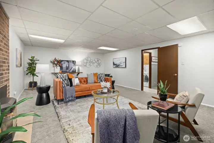 Downstairs bonus room