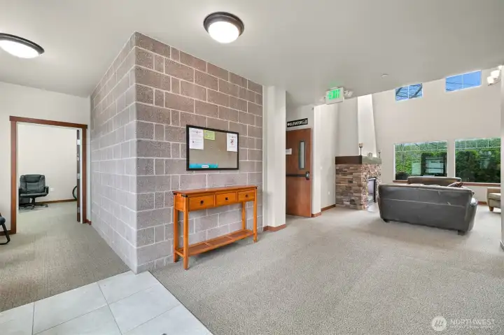 Downstairs common area