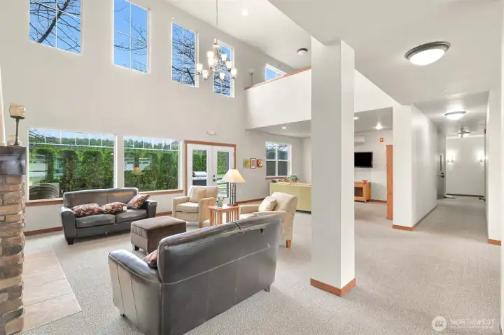 Downstairs common area