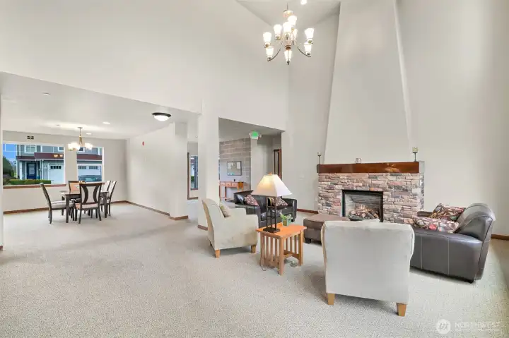 Downstairs common area