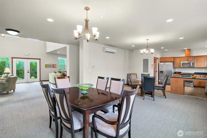 Downstairs common area