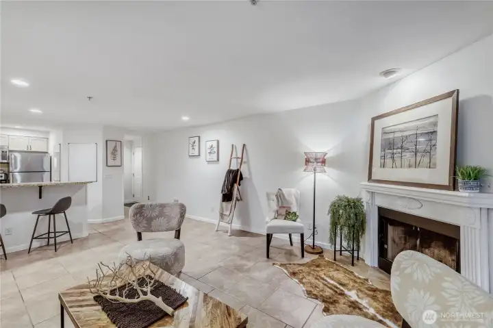You will fall in love with this floorpan...complete with a real wood fireplace