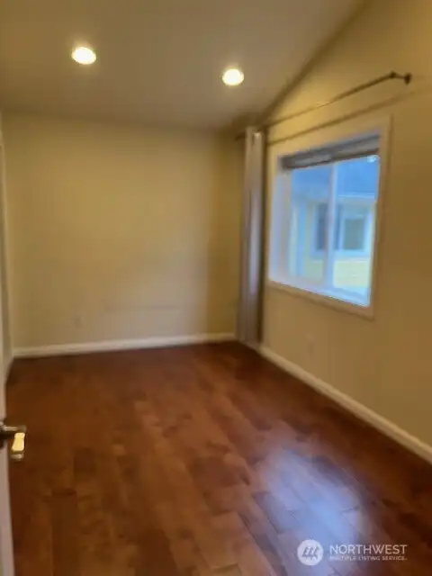 One of three bedrooms.