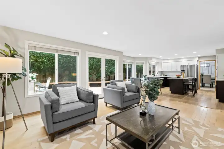 This will be the focal point of the home.  So comfortable.