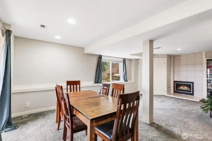 Basement living space