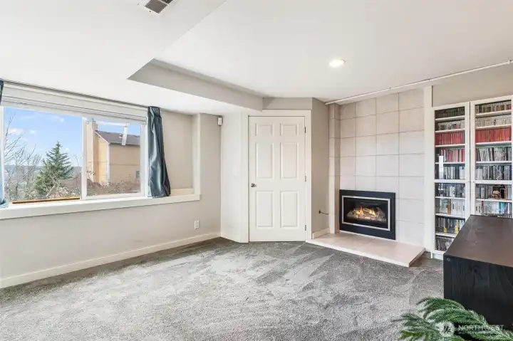 Large windows and natural light feel less basement living