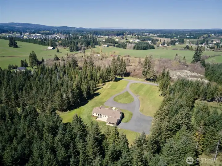 Aerial View of Property looking North