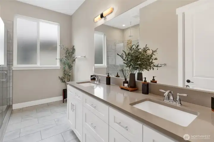 Lower level bathroom