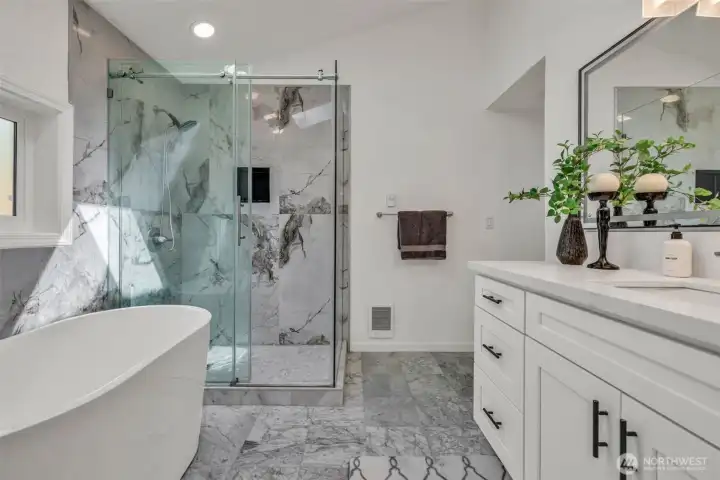 Primary ensuite bath.