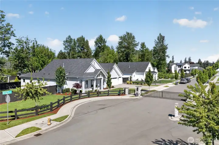 Gated Edgewood Estates entrance