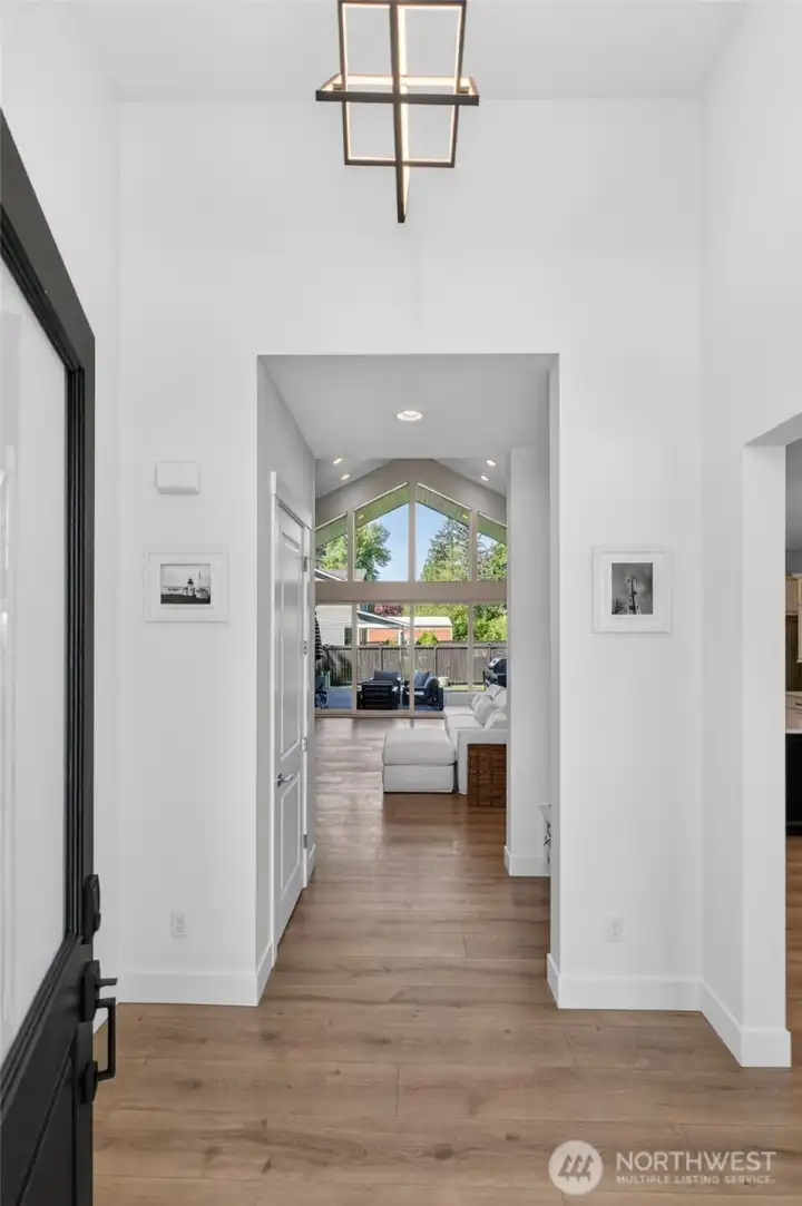 Soaring ceilings welcome you