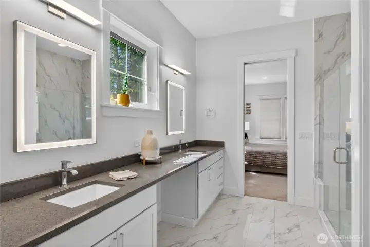 Abundant counter space