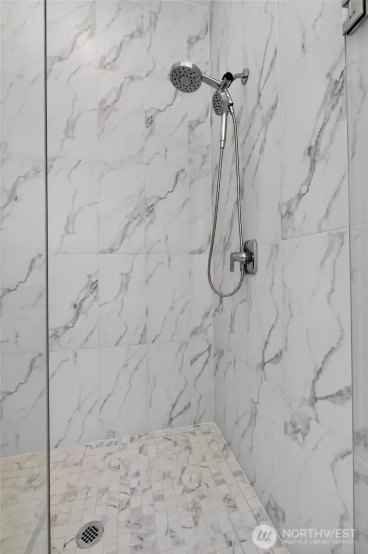 Oversized shower