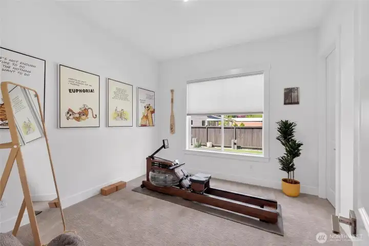 Spacious 2nd bedroom with walk-in closet