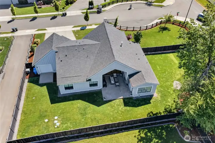 Overview of back of the home