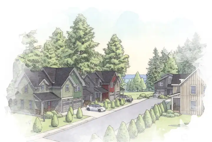 Preliminary approved renderings